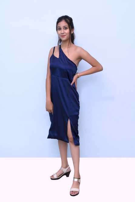 Satin bodycon one piece